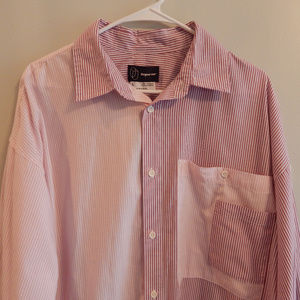Men's Striped Button Down Shirt